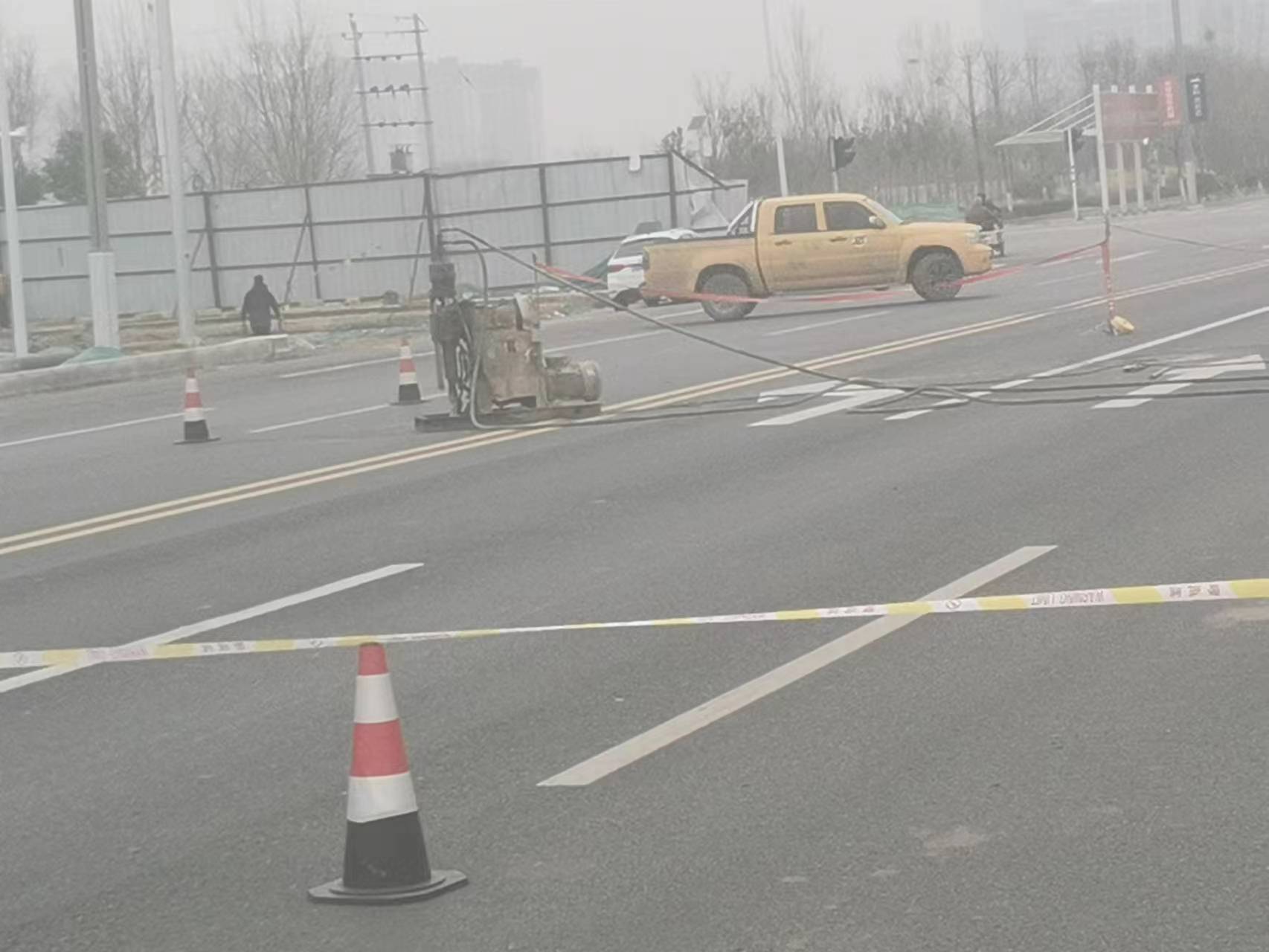 通渭公路路基沉陷注浆